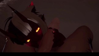 Devil me fait une telle pipe baveuse dans la piscine en VR Chat