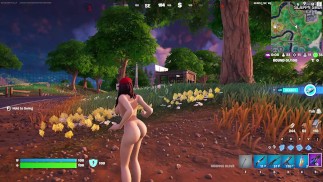 Gameplay Fortnite (Ruby nue)