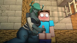 Hornycraft Warden Lady primer trabajo de mano con Steve