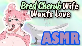 Interaktives Rollenspiel ASMR - Gezüchtete Cherub-Frau will Liebe - F4M, Sanfte Femdom, Zucht, Schwangerschaft