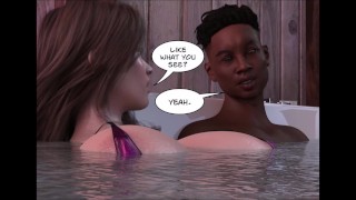 Busty Brunette triche et baise ses meilleurs amis Teend BBC (3D Comic)