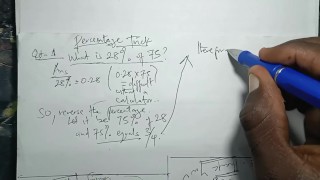 ¡Seduciendo a mi gran maestro de botín con este truco de matemáticas, orgasmo! Sexo duro duro!