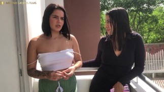 horny bbw belle-mère trio - énormes culs - pov