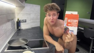 Crêpes aux protéines, Naked cuisson