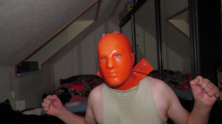 Bondage masque en caoutchouc lourd