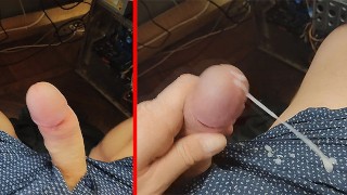 Trianon cumshot #395. Залил спермой все трусы и рубашку.
