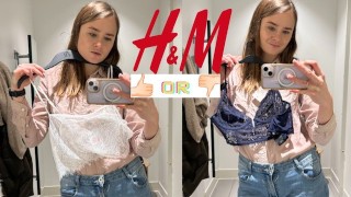 H&M Try On Haul Nové oblečení Spodní prádlo v šatně