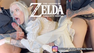 Elfe Princess ZELDA grossièrement baisée par Stranger ! REAL LIFE HENTAI - Ahegao Cosplay Girl