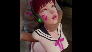 D.Va le prenant par derrière après les cours (blanc)