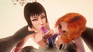 彼らのトカゲと2人のセクシーな友人|ファーリー |野生動物