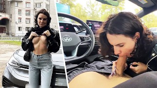 Fast and Furious : Fellation de voiture sexe tout en conduisant en public