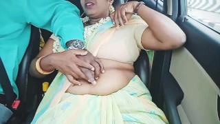 エピソード5、フルビデオ、インドの美しいセクシーなサリーバビの車のロマンス、テルグ語の汚い話、రకుొగు