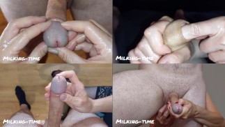 ディックスはいたるところにあります!分割画面のコンパイル 1 (搾乳時間)