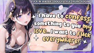 [Hentai] Raiden is your nymphomaniac girlfriend.. Good luck ~ 💜 (Short Version)
