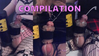 Compilation de sperme femboy machine à traire