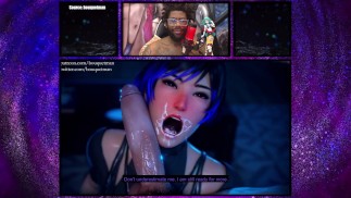Чемпион Tekken 8 Рейна Наполняет Свое Горло И Киску Извращенной Спермой