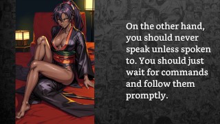 [Teaser] [FayGrey] [Futanari Shihouin Yoruichi trains you in the art of sissification] (Joi Cei Futa