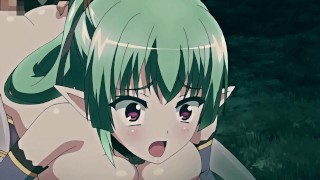 Horny Green Haired Bitch aime faire un Paizuri avec ses seins