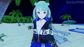 Hatsune Miku (Vivid BAD SQUAD) joue dur avec mon pénis avec son pied. - Projet SEKAI POV Hentai