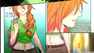 Steve baise Alex bande dessinée porno Minecraft