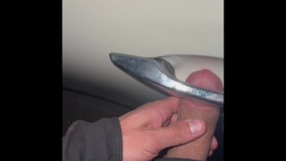 Moon Roof Milks my Cum filled Cock