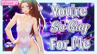 [M4M系列]与性感的 Femboy 脱衣舞娘💦🔥发生一些偷偷摸摸的单身派对性爱 [的 ASMR]