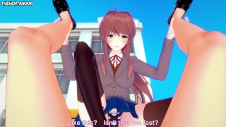 POV Vous Obtenez Un Footjob De Toutes Les Filles Doki Doki Literature Club !