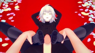 運命/グランドオーダーからすべての使用人はあなたに足コキ変態POVを与えます