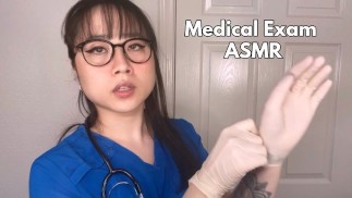 Asiatische Krankenschwester Medizinische Untersuchung & Heilung des Penis - ASMR Face Sitting