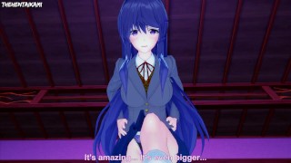 Doki Doki Literature Club Yuri Gives You A Footjob Hentai POV