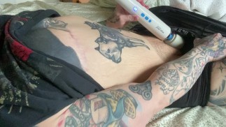 Потираю свою потную толстую киску после спортзала, Butch Lesbian, Big Clit, Tomboy, FTM, Boy Pussy