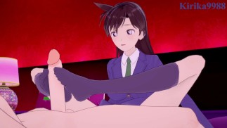 Ran Mouri et moi avons des relations sexuelles intenses dans un love hotel. - Détective Conan Hentai