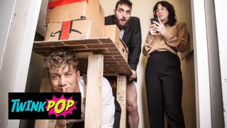 TWINKPOP - Get Ready pour patron - Employé gay hardcore battant avec Tony D’Angelo et Felix Fox