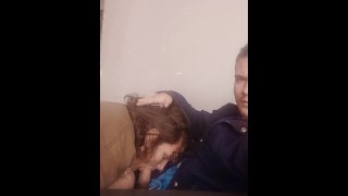 Blowjob in living room untill cum in Stacys mouth ( full videos on exclusive membership )