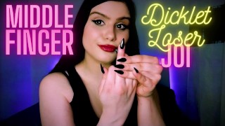 SPH JOI FemDom POV - Doigt moyen petit perdant bite JOI - Humiliaion de petit pénis, Instruction de branlette