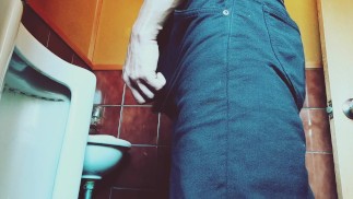 I tried masturbating in a public toilet.