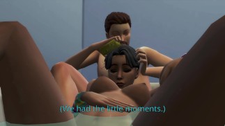 Le mari trompe sa femme avec un voisin ébène chaud - Qui savait que mon voisin était un méchant ? - Sims 4