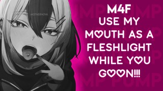 [F4M] Use My Mouth as a Fleshlight While You Goon!!! || [BJ NOISES] Audio Only / ASMR RP