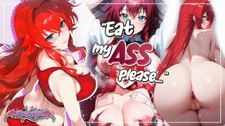 HENTAI JOI - Rias Gremory te domine et t’écrase avec son gros cul