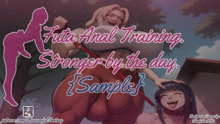 [SAMPLE] FUTA  ANAL TRAINING. STRONGER BY THE DAY.  DILDO HERO