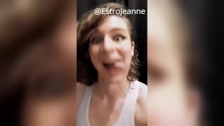 Compilation de vidéos stupide d'une femme trans avec des son de cartoon