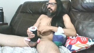 lovense calor balls deep cumshow vibrating head after