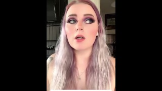 TikTok avec finition heureuse assis sur le visage