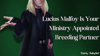 Lucius Malfoy est votre partenaire d’élevage nommé par le ministère | Porno audio | Virgin d’écoute