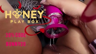 orgasmo múltiplo com poderosa sucção CREAMY PUSSY💦