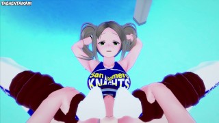 Juliet Starling z Lollipop Chainsaw daje ci footjob hentai POV