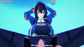 Zhu Yuan ze strefy Zenless Zero daje ci footjob Hentai POV Beach Episode!