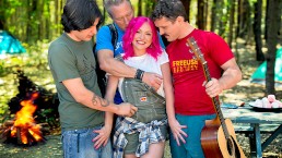 Freeuse Camping Trip Turns Into Wild Outdoor Foursome