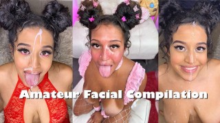 Compilation faciale amateur (Éjaculations en POV)