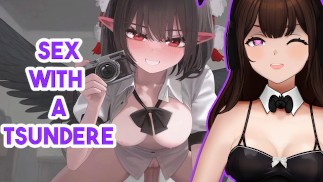 🥰 dommyyy ! Sexe chaud avec tsundere Aya de Touhou | lapin Vtuber Hentai porno réagir